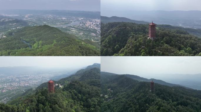 2024重庆市北碚区缙云山航拍
