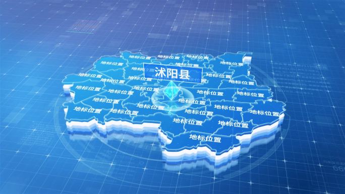 宿迁市沭阳县蓝色三维科技区位地图