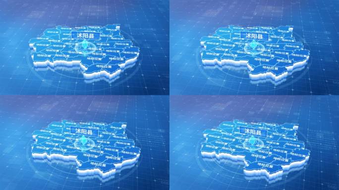 宿迁市沭阳县蓝色三维科技区位地图