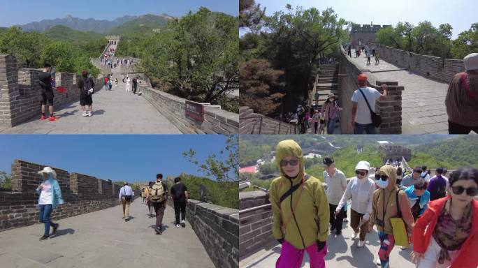 八达岭长城北京旅游游客游人