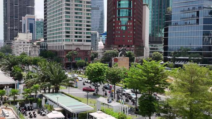 越南城市交通马路车流合集