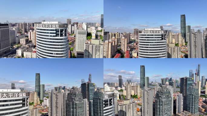 航拍中国太平洋保险大楼