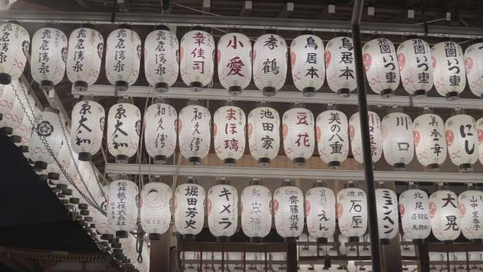 4k日本文化神社献灯灯笼