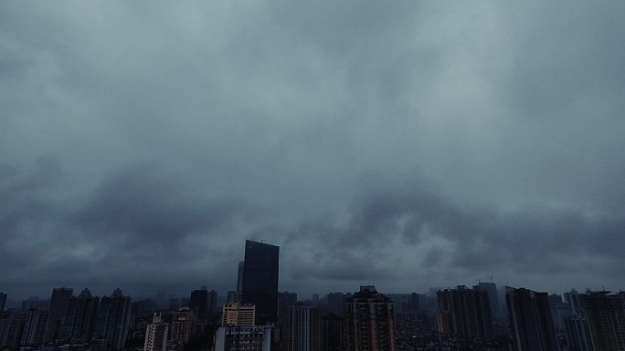 都市雨景