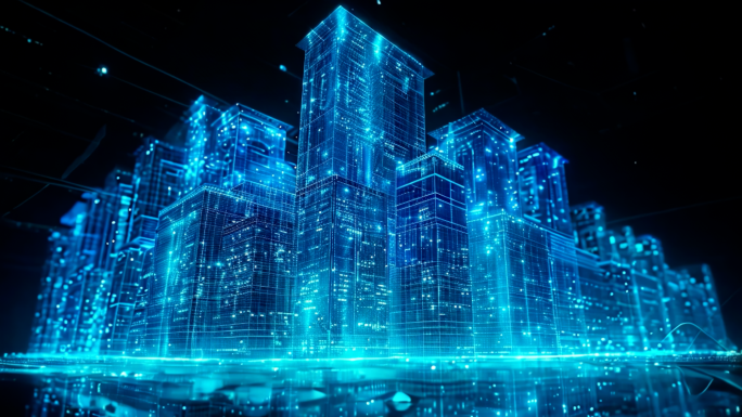 数字化城市效果 智慧城市规划 智能城市