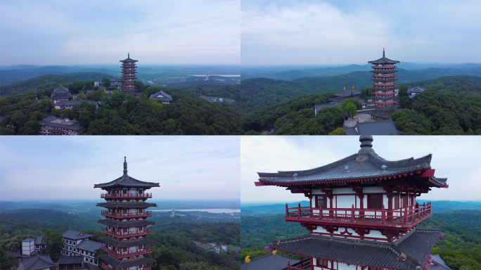 合肥紫蓬山景区和西庐寺塔