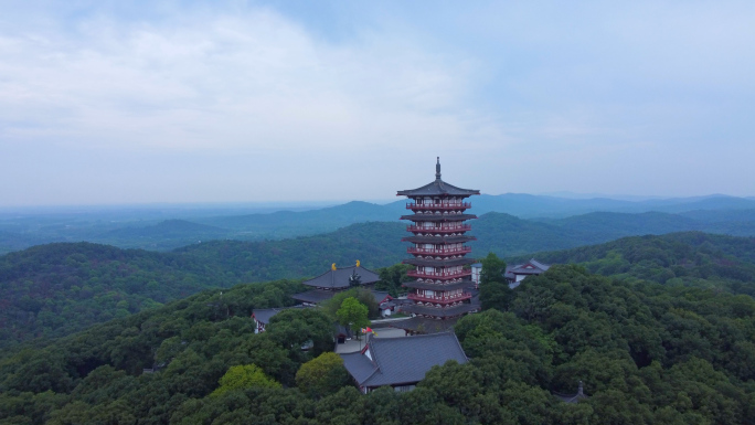 合肥紫蓬山景区和西庐寺塔
