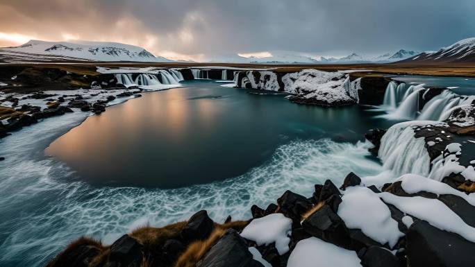 冰岛美丽自然风光