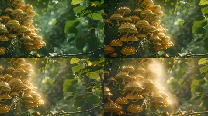 单独蘑菇蘑菇 菌菇 野生蘑菇 蘑菇视频