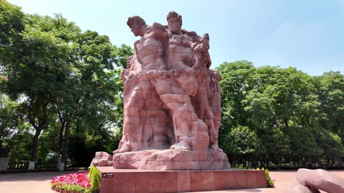 开国领袖革命烈士雕像