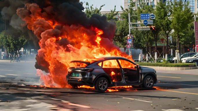 新能源车自燃 电池爆炸