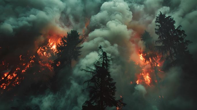 森林火灾 自然灾害 森林消防  山火