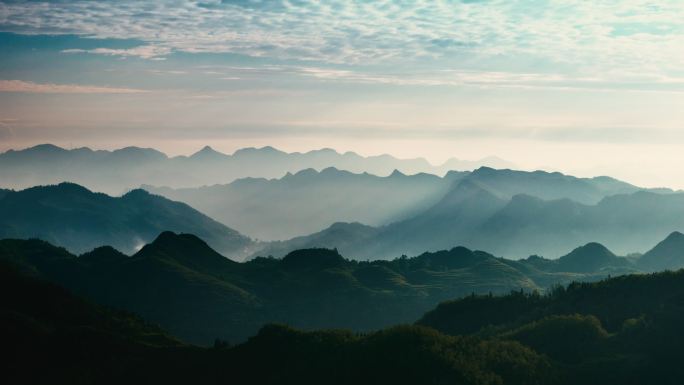 大好河山秀丽山川日出大美中国诗画壮丽山河