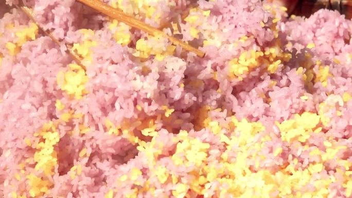 壮族花米饭 舂粑粑