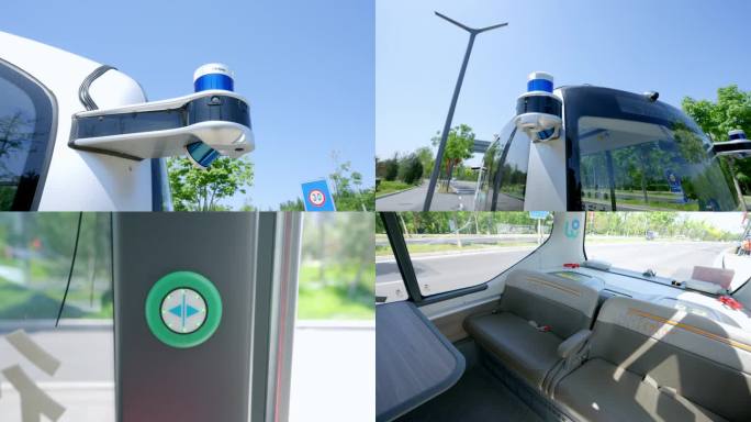 人工智能 无人驾驶车辆实拍 自动驾驶