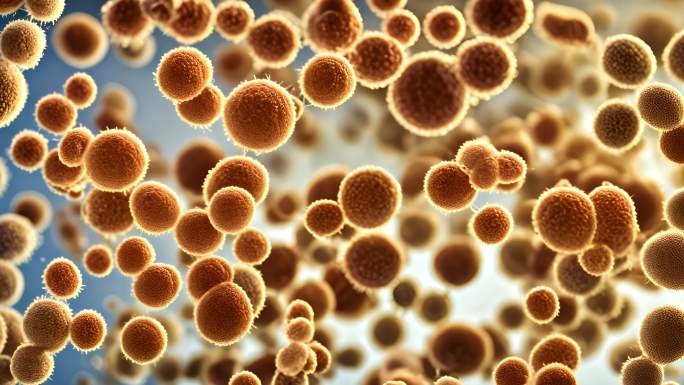 癌细胞诡异病毒变异细菌微生物微观世界