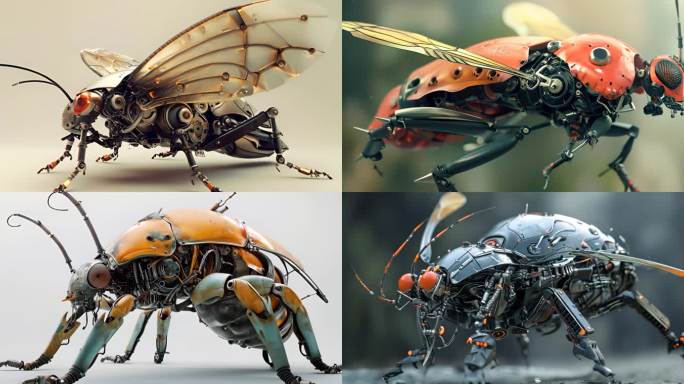 昆虫仿生机器人智能Ai机器