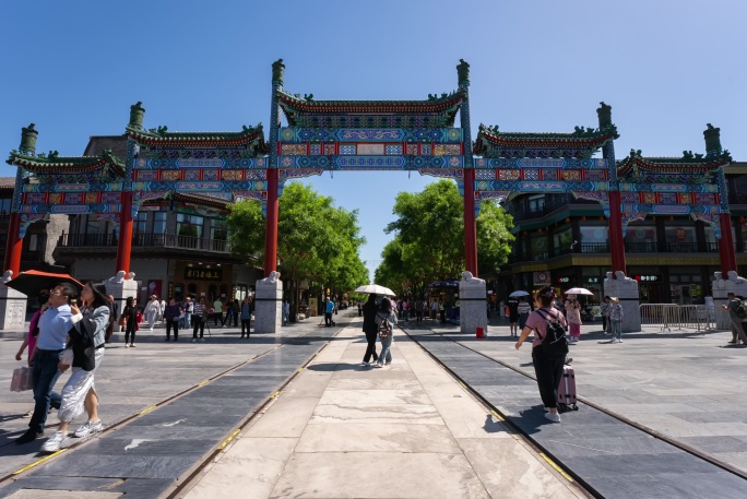 北京前门大街正阳桥