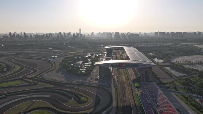 上海国际赛车场 4k航拍延时