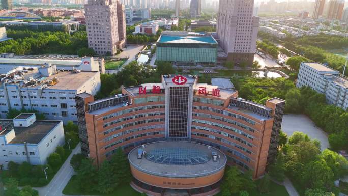 石家庄高新区上市公司以岭药业航拍