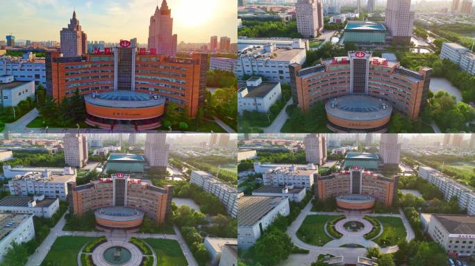 石家庄高新区上市公司以岭药业航拍