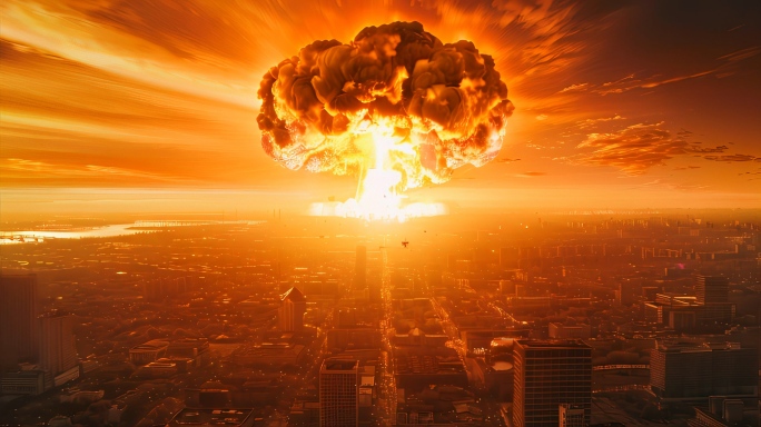 核爆炸核武器爆炸城市毁灭氢弹原子弹爆炸