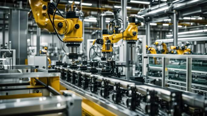 机器人工厂 自动控制  智能机械臂