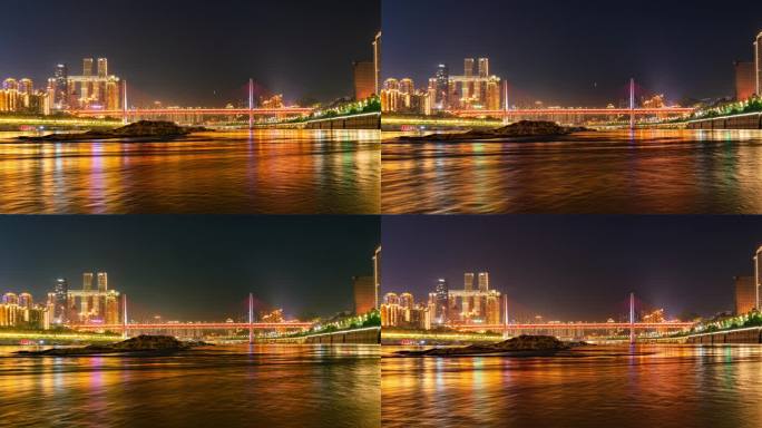 8K重庆夜景延时 城市宣传片