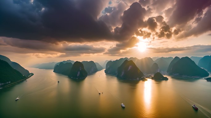 长江 黄河 河流 日出 蜿蜒 大江 大河