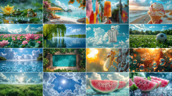 夏日空镜头大合集 暑假 小暑