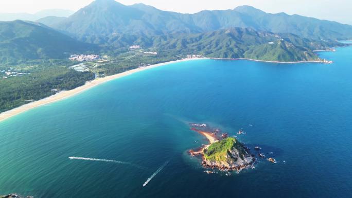 【4K】深圳大鹏西涌海岸线碧海蓝天