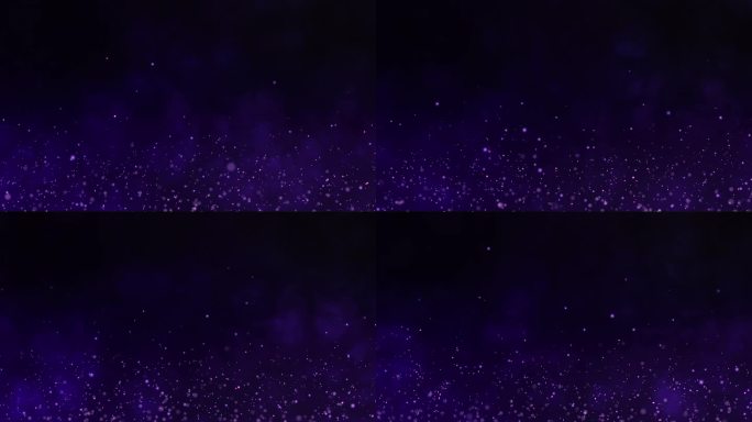 紫色星火粒子闪烁上升