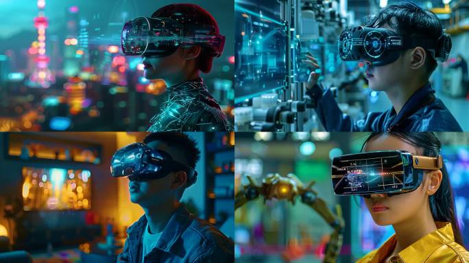 VR眼镜虚拟和现实