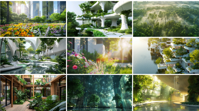 绿色城市发展生态宜居环境空间