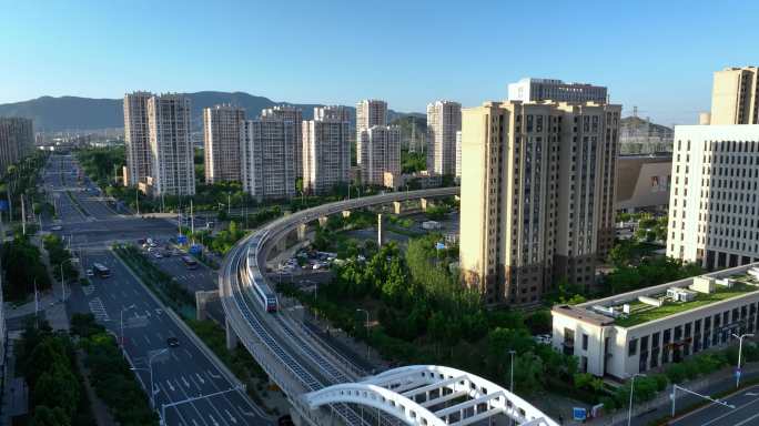 航拍门头沟新城区