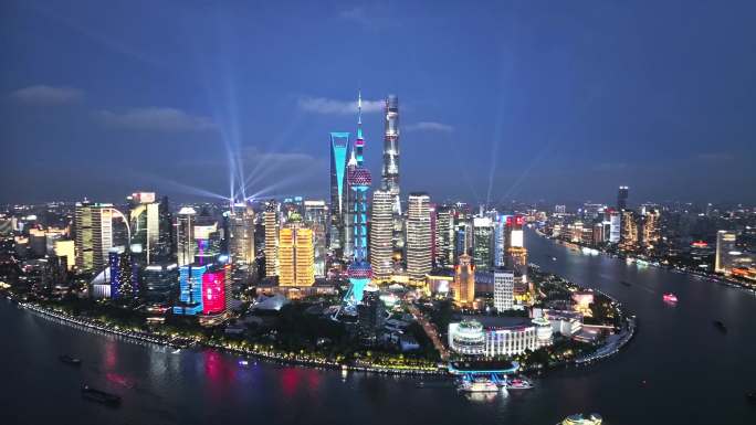 2024年5月上海最新4k超清灯光秀视频