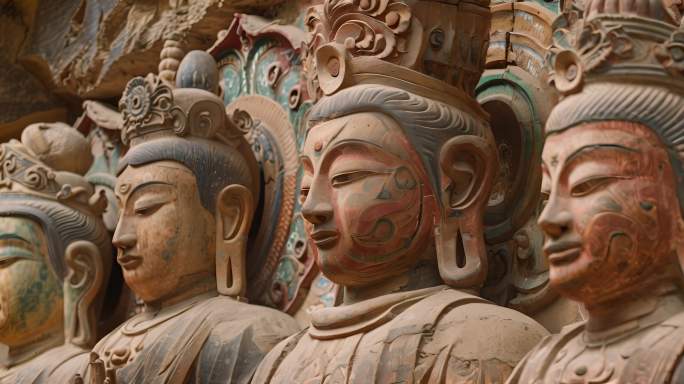 敦煌莫高窟世界文化遗产雕塑壁画（大合集）