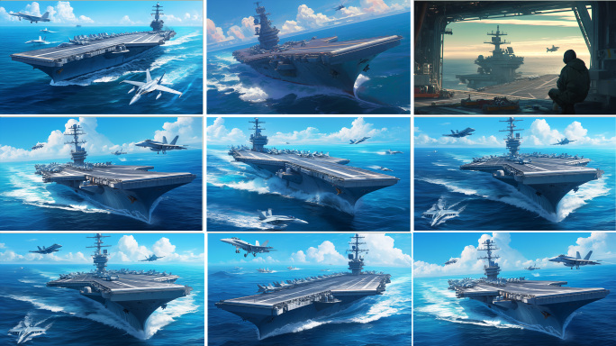 航母 海上行驶