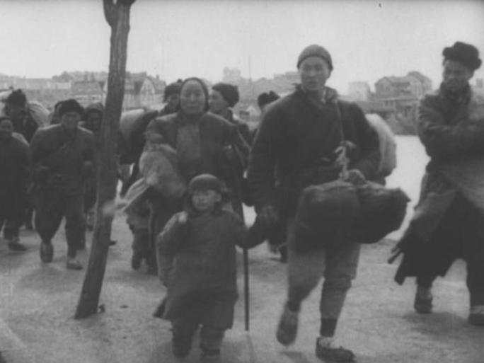 抗战时期难民迁徙 逃难 30年代