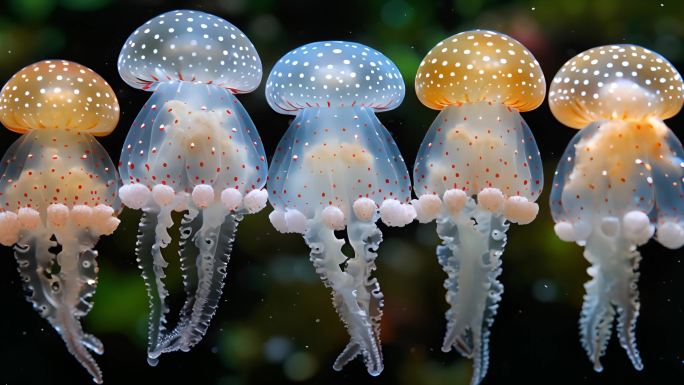 海洋 生物 刺细胞 动物 透明 浮游生物