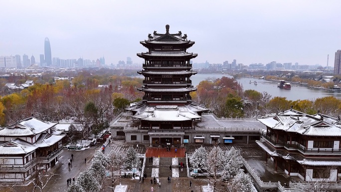 超然楼雪