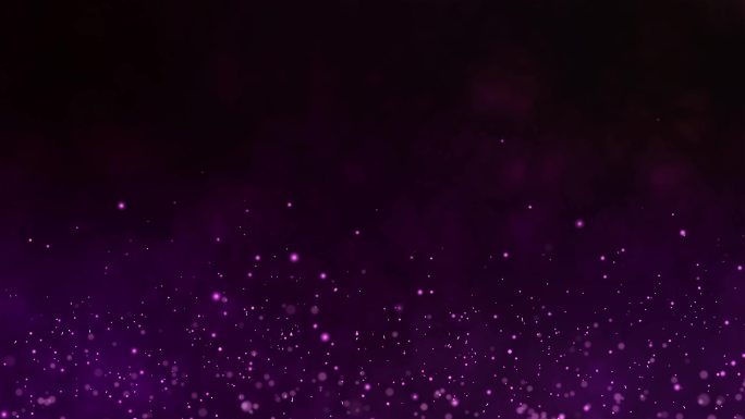 紫色星火粒子闪烁上升
