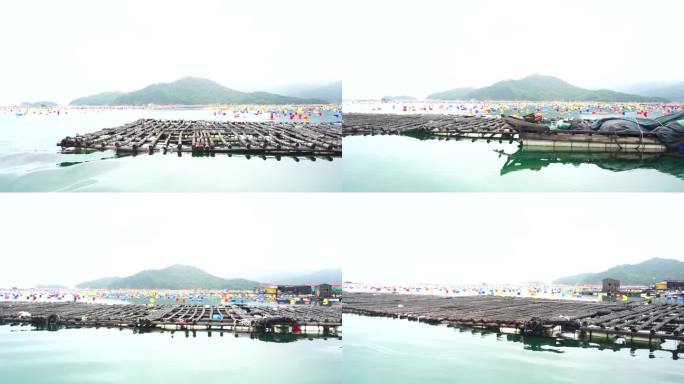 广东汕头海上养殖场