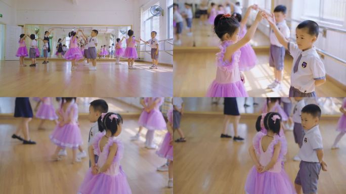 儿童交际舞蹈 幼儿园舞蹈课 孩子跳舞