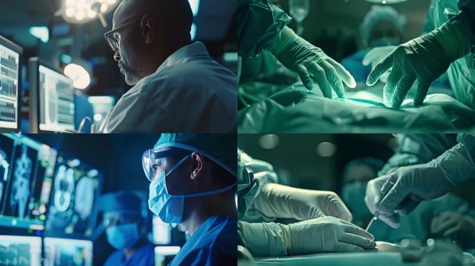 电影感手术手术室惊悚剧情暗黑手术影视片段