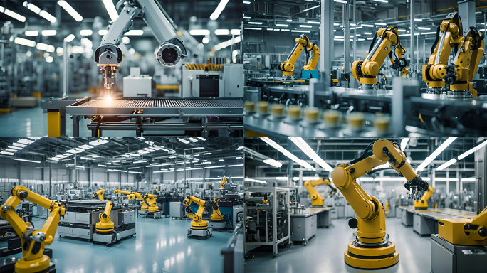 宣传片自动化生产 智能工厂 机械臂设备