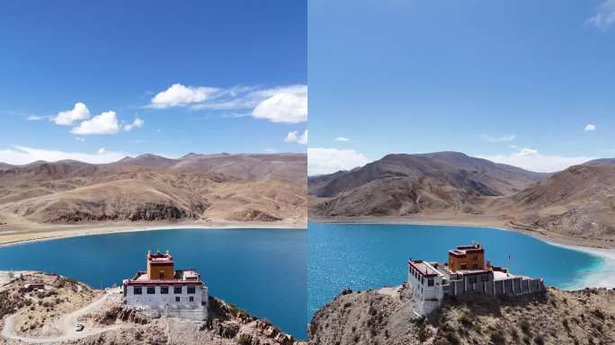 西藏日托寺航拍