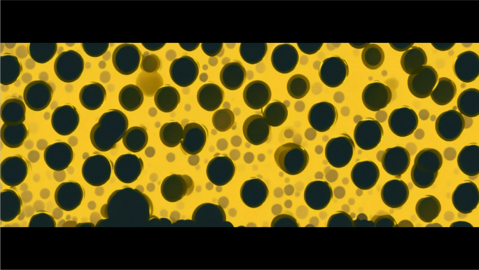 黄色圆点抽象图案   6K无缝循环