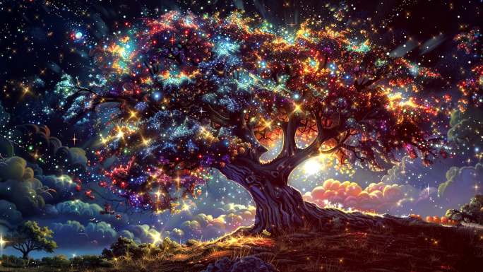 唯美梦幻的生命之树
