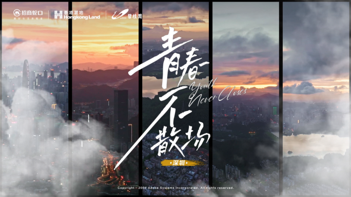 创意分屏转场翻页城市片头